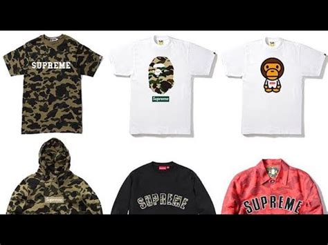 bape supreme collab